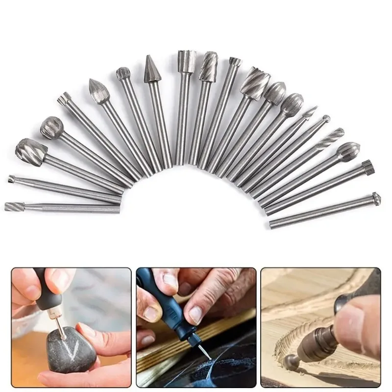 6/10/20Pcs HSS Routing Router Drill Bits Kits Burr Rotary Tools Carving Carved Knife Engraving Wood Working Used Cutter Tool
6/10/20Pcs HSS Routing Router Drill Bits Kits Burr Rotary Tools Carving Carved Knife Engraving Wood Working Used Cutter Tool