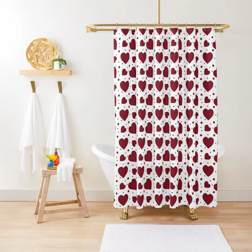 Burgundy Hearts Pattern Shower Curtain Modern Bathroom Accessories Bathtub Modern Accessory Bathrooms For Bathroom Curtain
Burgundy Hearts Pattern Shower Curtain Modern Bathroom Accessories Bathtub Modern Accessory Bathrooms For Bathroom Curtain