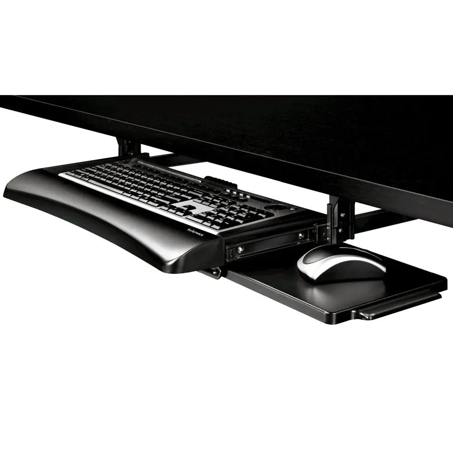 Office Suites Underdesk Keyboard Drawer, Black Silver 9140305
Office Suites Underdesk Keyboard Drawer, Black Silver 9140305