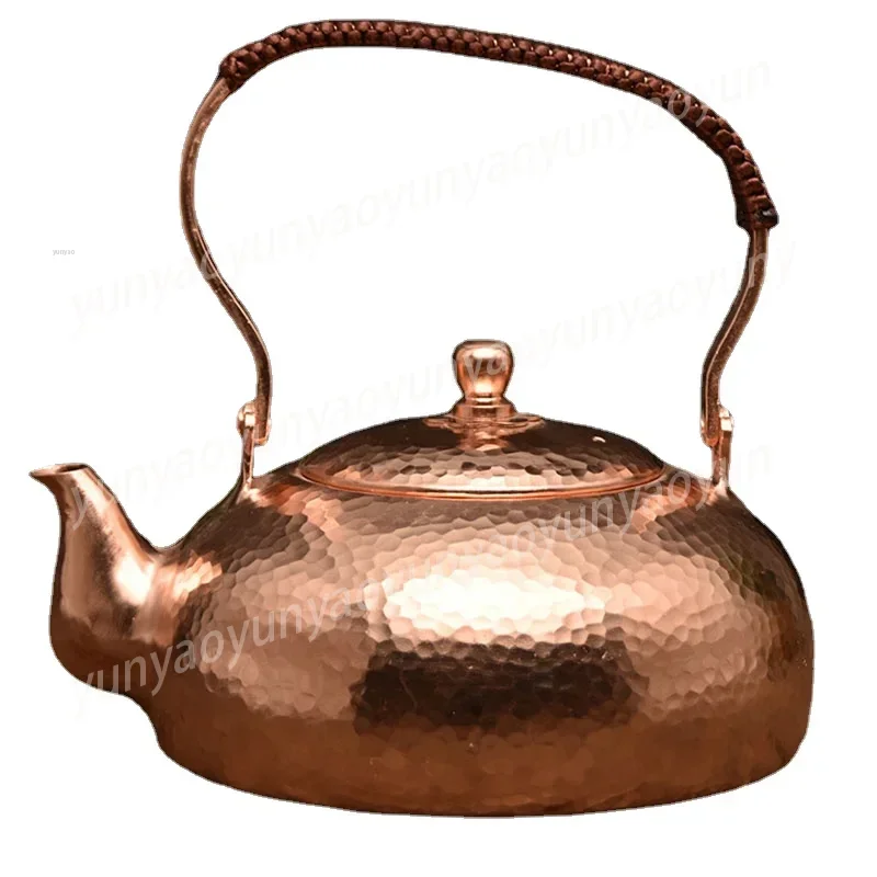 Large Capacity Kettle Pure Copper Hot Water Kettle Handmade Brass Kettlemetal Coffee Pots Warm Wine Jug Vintage Chines Tea Set
Large Capacity Kettle Pure Copper Hot Water Kettle Handmade Brass Kettlemetal Coffee Pots Warm Wine Jug Vintage Chines Tea Set
