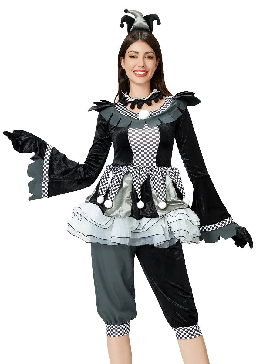 Halloween Adult Cosplay Costume Circus Clown Set Magician Outfit Witch Costume Resurrection Costume Chinese Production 2025 S...
Halloween Adult Cosplay Costume Circus Clown Set Magician Outfit Witch Costume Resurrection Costume Chinese Production 2025 S...