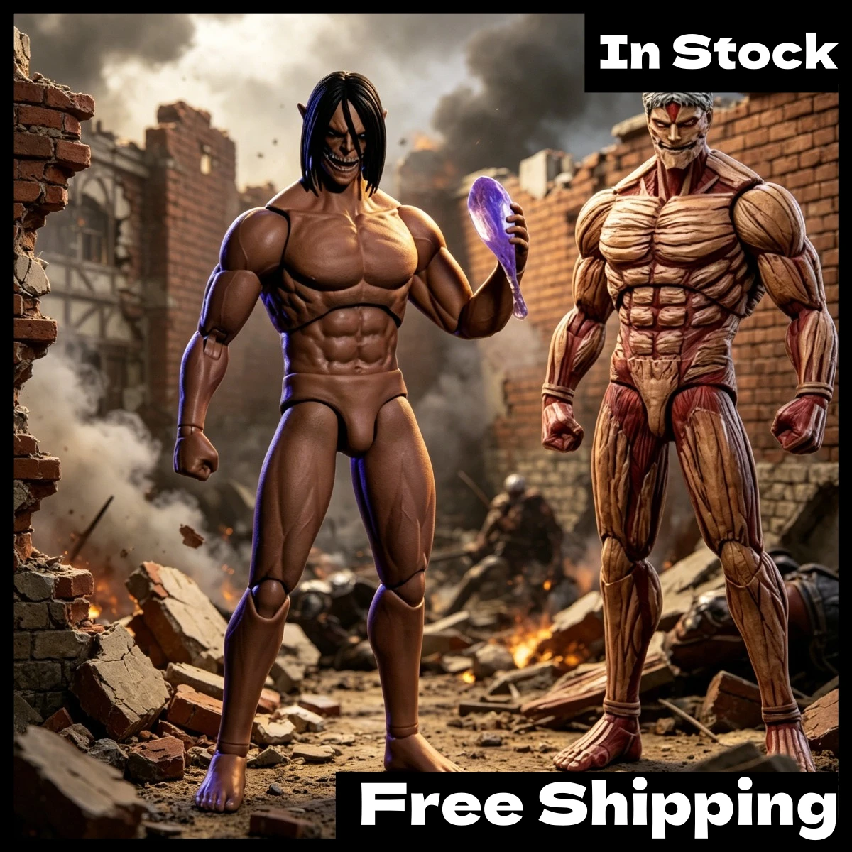 In Stock Attack on Titan Eren Yeager & Armored Titan Articulated Action Figures 2-Piece Set Collectible Gift
In Stock Attack on Titan Eren Yeager & Armored Titan Articulated Action Figures 2-Piece Set Collectible Gift