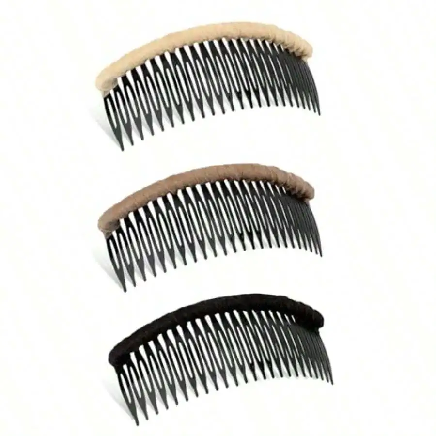 3 Pcs Large Curved French Side Hair Combs For Women Non-Slip Bun Chignon Styling Accessories Neutral Tones
3 Pcs Large Curved French Side Hair Combs For Women Non-Slip Bun Chignon Styling Accessories Neutral Tones