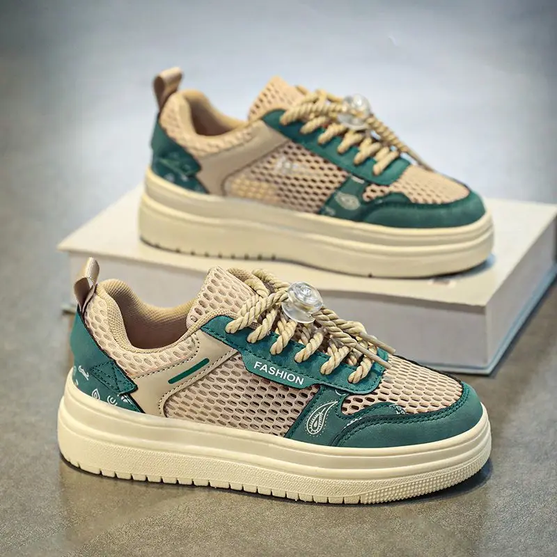 Boys Summer 2026 New Kids Skate Shoes Mesh Breathable Perforated Single Mesh Middle Kids
Boys Summer 2026 New Kids Skate Shoes Mesh Breathable Perforated Single Mesh Middle Kids