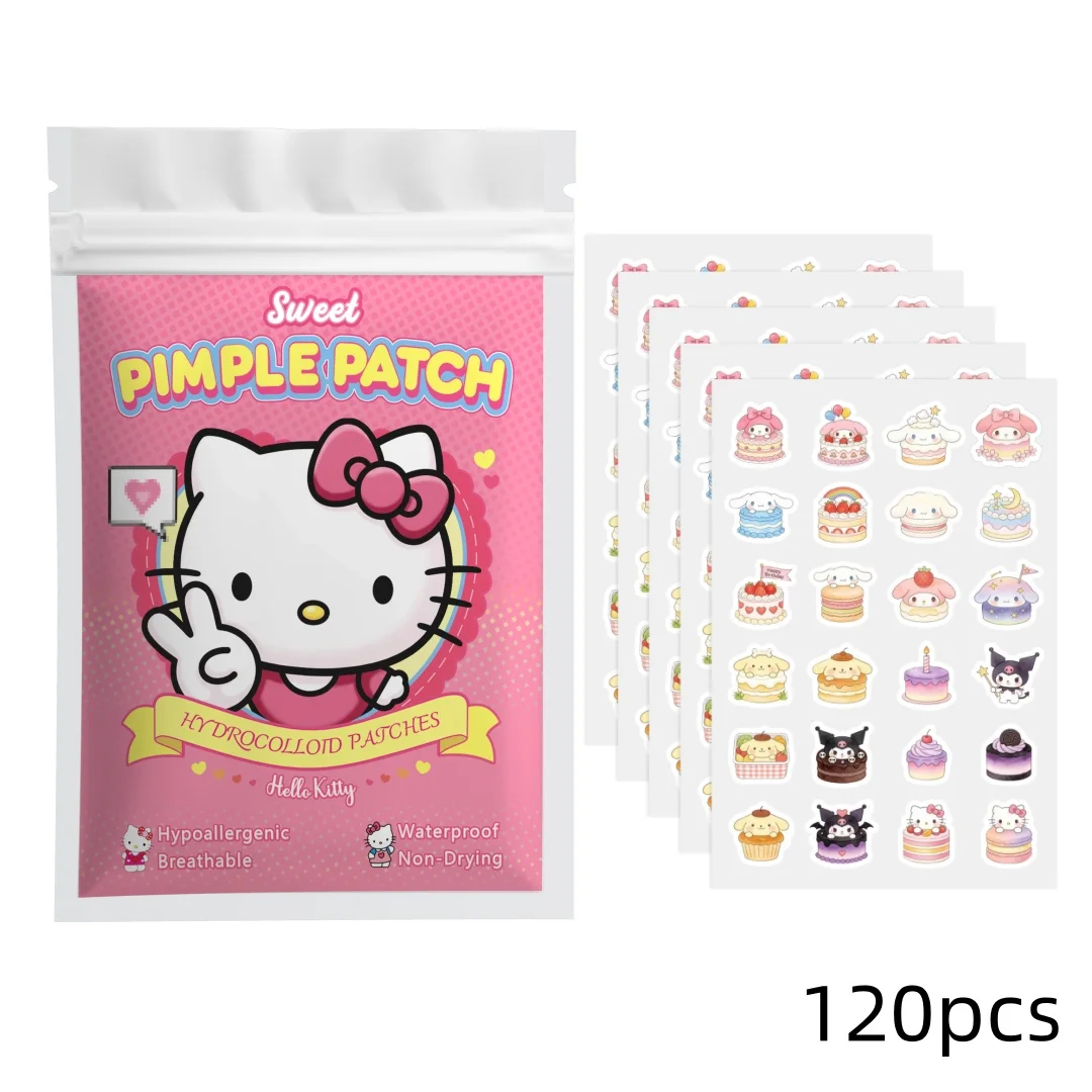 120pcsCartoon Hydrocolloid Acne Patches, Hello Kitty Design for Covering Acne & Skin Imperfections
120pcsCartoon Hydrocolloid Acne Patches, Hello Kitty Design for Covering Acne & Skin Imperfections