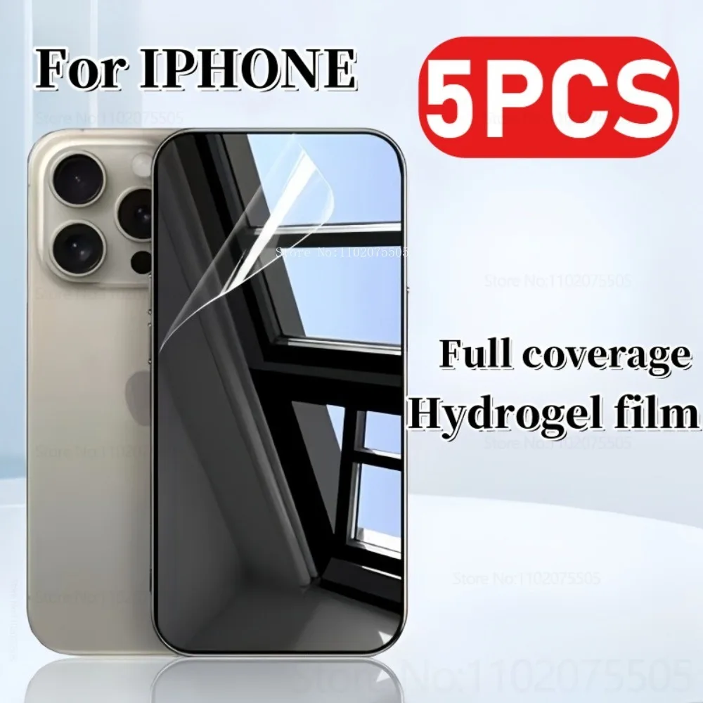 5Pcs High Definition Hydrogel Film for IPhone 16 Promax 17 Pro 14 Plus 12 Mini 15 Plus Mobile Phone Film for IPhone 13 Promax 11
5Pcs High Definition Hydrogel Film for IPhone 16 Promax 17 Pro 14 Plus 12 Mini 15 Plus Mobile Phone Film for IPhone 13 Promax 11