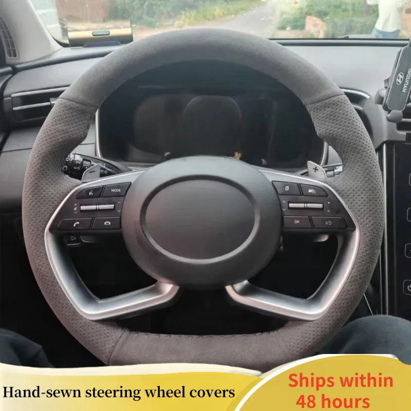 Крышка рулевого колеса автомобиля для Hyundai Alcazar 2021 Creta Venue 2022 Elantra Solaris Sport GT Индивидуальная замша DIY руль
Крышка рулевого колеса автомобиля для Hyundai Alcazar 2021 Creta Venue 2022 Elantra Solaris Sport GT Индивидуальная замша DIY руль