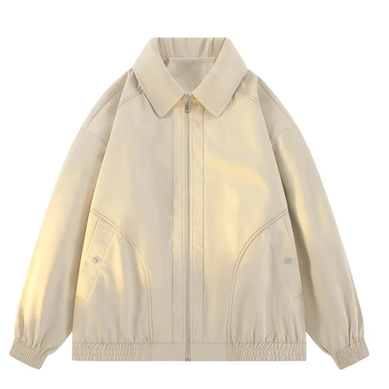 Vintage Workwear Jacket Men Autumn Korean Streetwear Versatile Pilot Jacket Casual Fashion Coat Young Men's Cargo Lapel Jackets
Vintage Workwear Jacket Men Autumn Korean Streetwear Versatile Pilot Jacket Casual Fashion Coat Young Men's Cargo Lapel Jackets