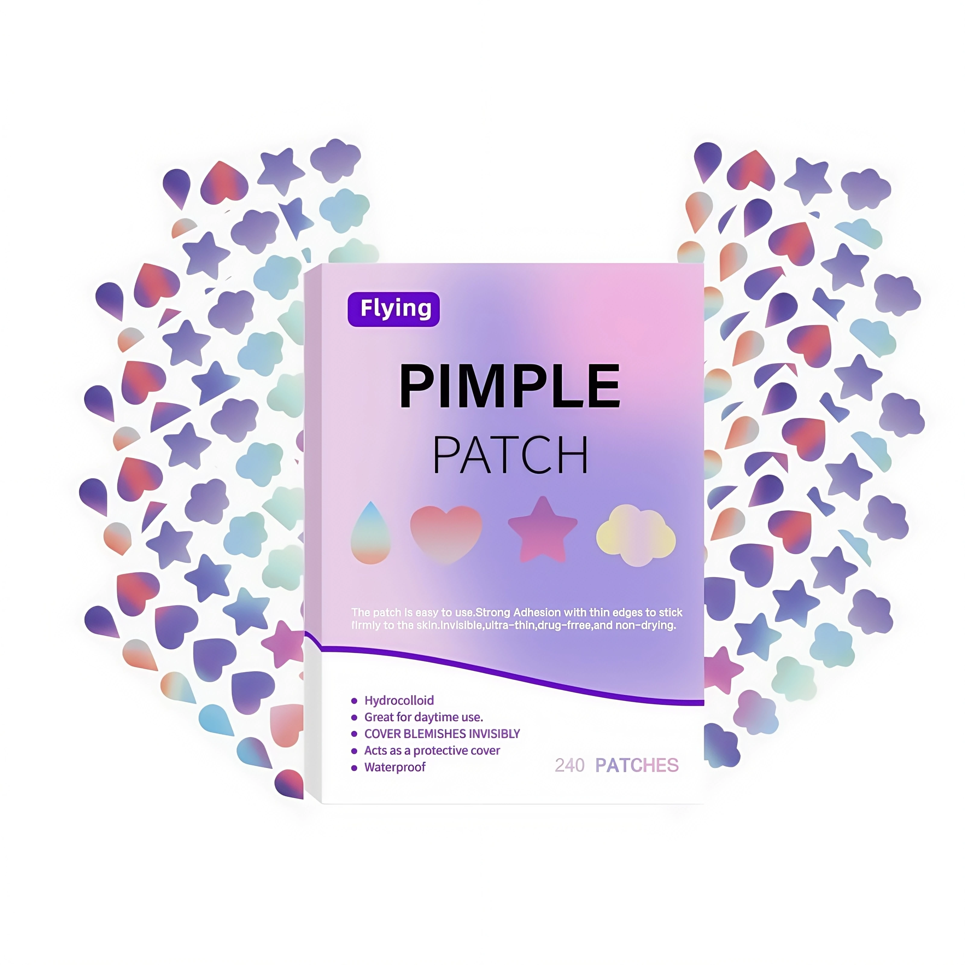 240PCS Ultra-Thin Invisible Acne Pimple Patch Medical Hydrocolloid Absorbing Pus Spot Sticker For Face Skin Care
240PCS Ultra-Thin Invisible Acne Pimple Patch Medical Hydrocolloid Absorbing Pus Spot Sticker For Face Skin Care