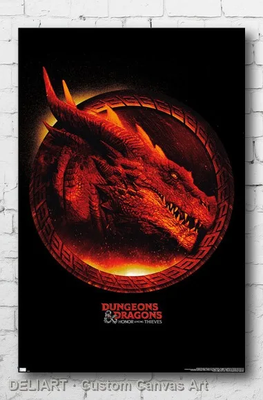DUNGEONS AND DRAGONS: HONOR AMONG THEIVES - DRAGON Canvas Poster Custom Size Available Room Decoration Home Decor Wall Art
DUNGEONS AND DRAGONS: HONOR AMONG THEIVES - DRAGON Canvas Poster Custom Size Available Room Decoration Home Decor Wall Art