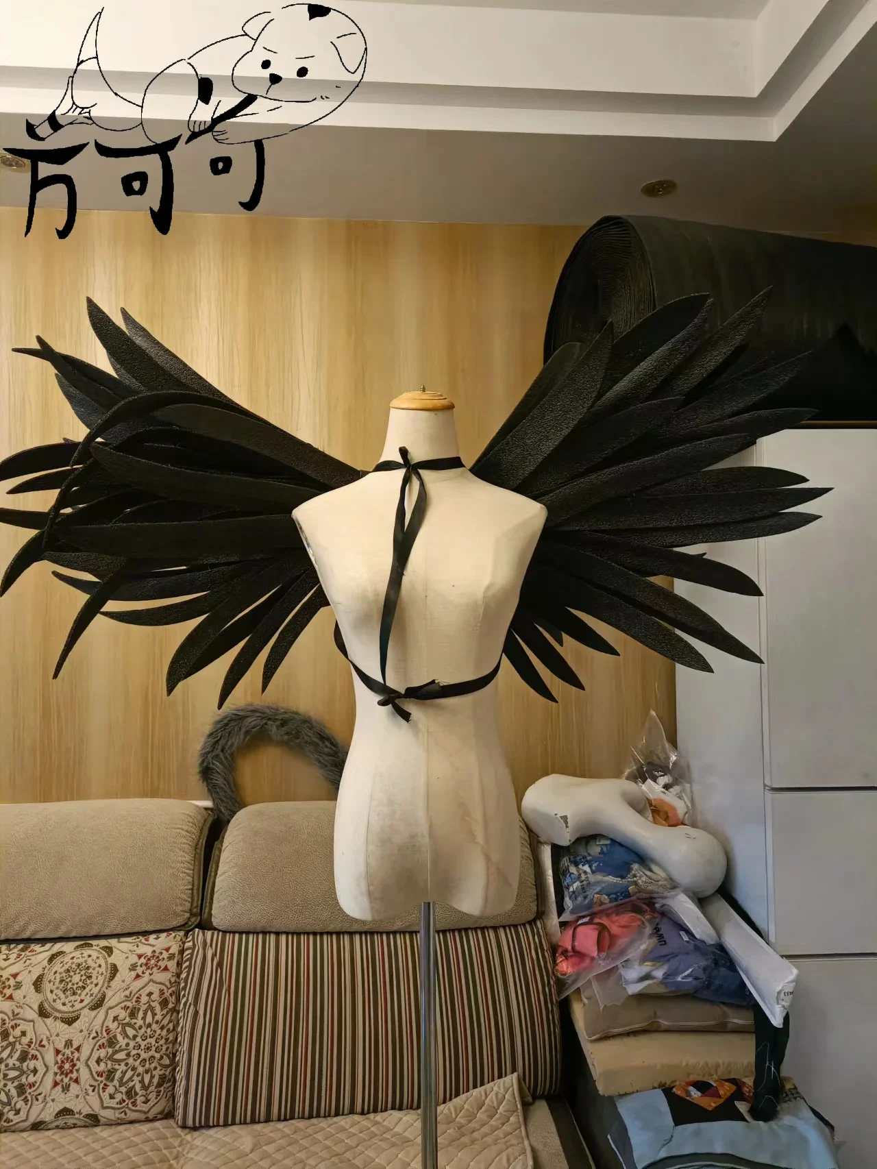 Sui Gin Tou Black Wing Comic Rozen Maiden Versatile Style Fashion Show Photography Costumes Accessories Bar Nightclub Props
Sui Gin Tou Black Wing Comic Rozen Maiden Versatile Style Fashion Show Photography Costumes Accessories Bar Nightclub Props