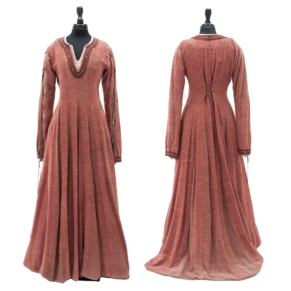 Women's Medieval Costume Victorian 15 Century Dress Halloween Renessiance Afternoon Gown Dress
Women's Medieval Costume Victorian 15 Century Dress Halloween Renessiance Afternoon Gown Dress