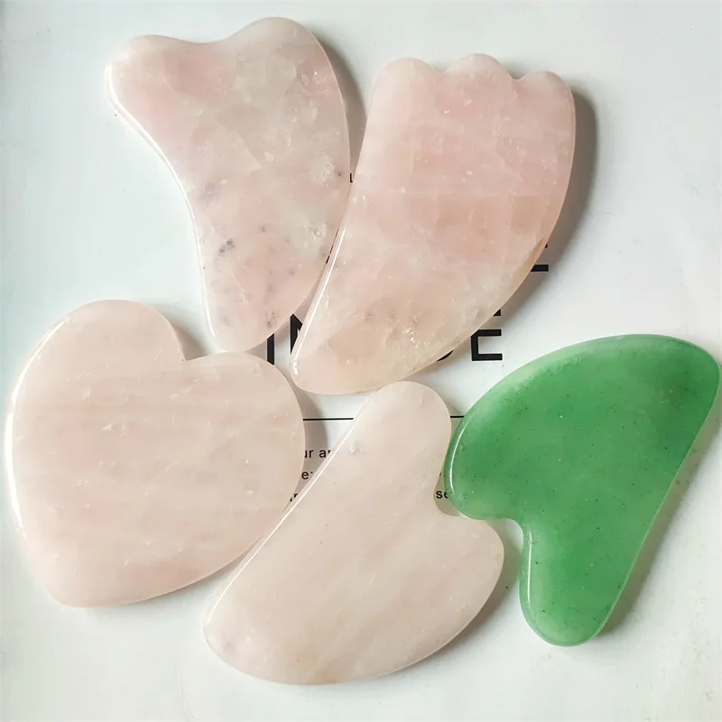 Rose Quartz Gua Sha Crystal Face Roller Natural Gemstones Massage Guasha Stone For Sale
Rose Quartz Gua Sha Crystal Face Roller Natural Gemstones Massage Guasha Stone For Sale