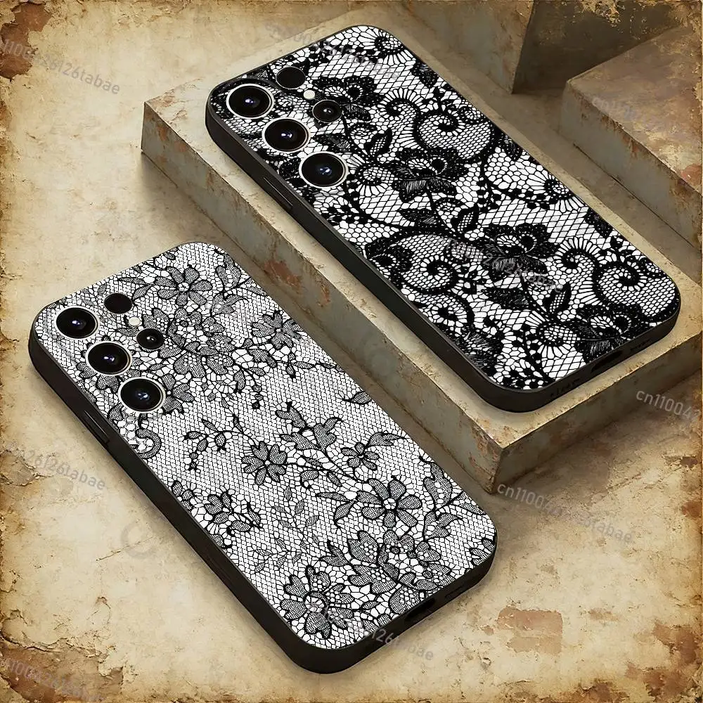 INS COOL Black Lace Pattern Personalized Phone Case For Samsung GalaxyA53,51,72,73,31,30,42 Soft Silicone Phone Protective Case
INS COOL Black Lace Pattern Personalized Phone Case For Samsung GalaxyA53,51,72,73,31,30,42 Soft Silicone Phone Protective Case