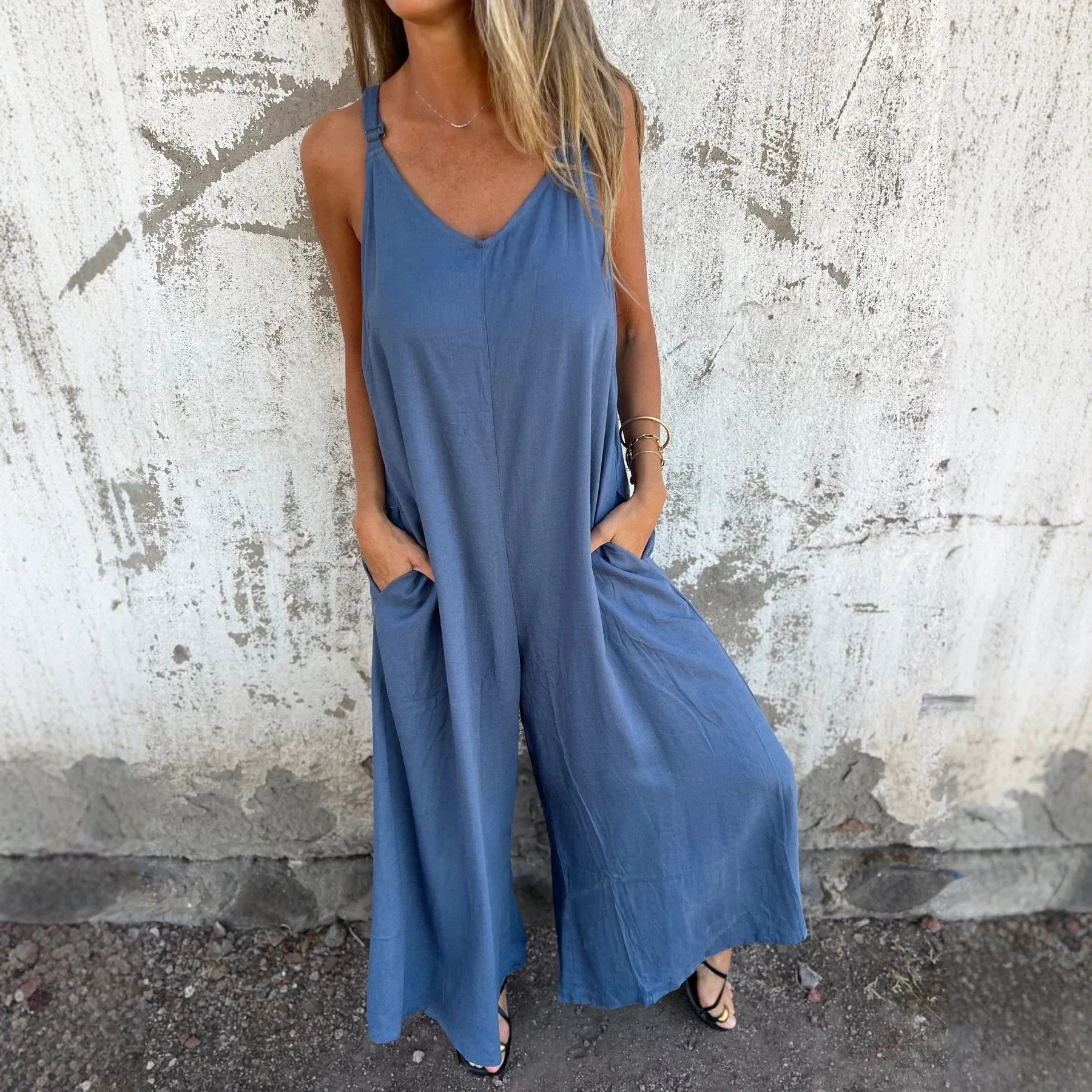 Summer New Cotton Linen Pouch Loose Leisure Tank Dress
Summer New Cotton Linen Pouch Loose Leisure Tank Dress
