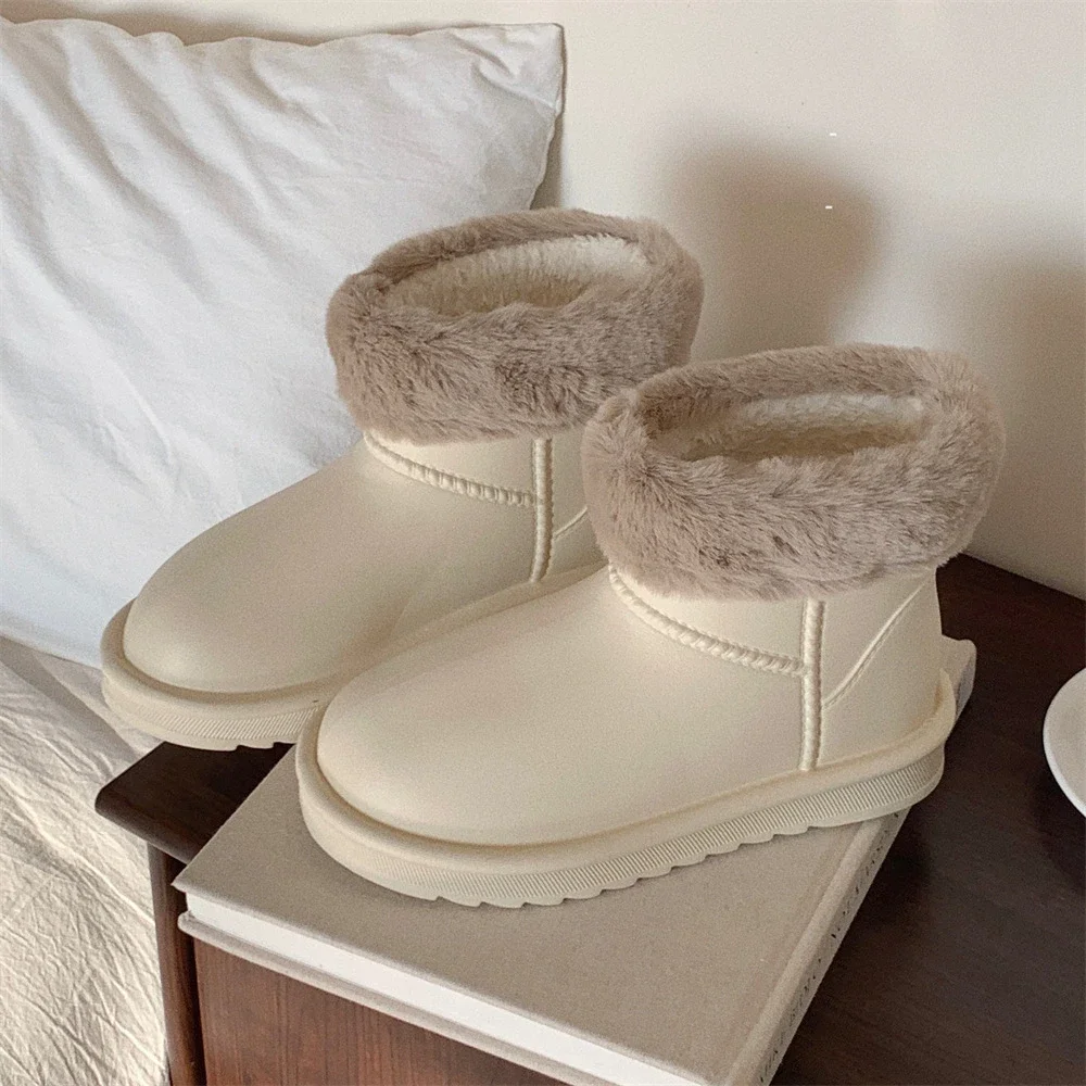 Autumn and winter fashion velvet warm snow boots simple solid color EVA waterproof outdoor cotton boots women
Autumn and winter fashion velvet warm snow boots simple solid color EVA waterproof outdoor cotton boots women