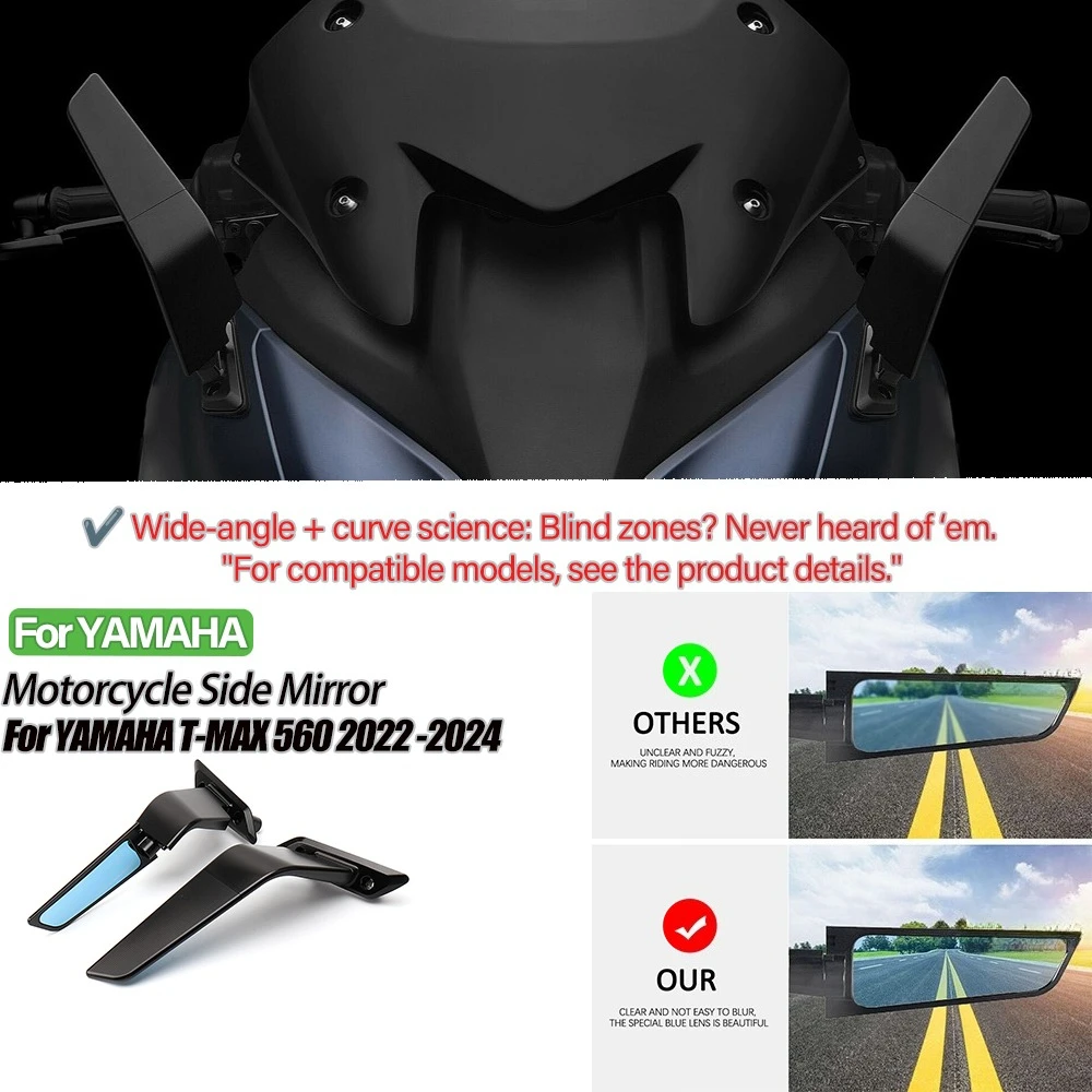 For YAMAHA T-MAX560 T-MAX 560 TMAX560 New Motorcycle Rear View Mirrors Adjustable Aluminum Mirror Accessories TMAX 560 2022-2024
For YAMAHA T-MAX560 T-MAX 560 TMAX560 New Motorcycle Rear View Mirrors Adjustable Aluminum Mirror Accessories TMAX 560 2022-2024
