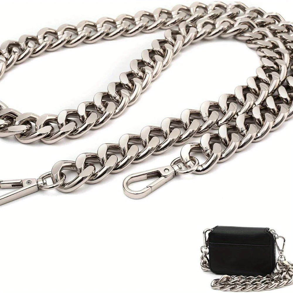 Chain-style wallet with replaceable parts, suitable for mini wallets, waist bags, and chest bags.
Chain-style wallet with replaceable parts, suitable for mini wallets, waist bags, and chest bags.