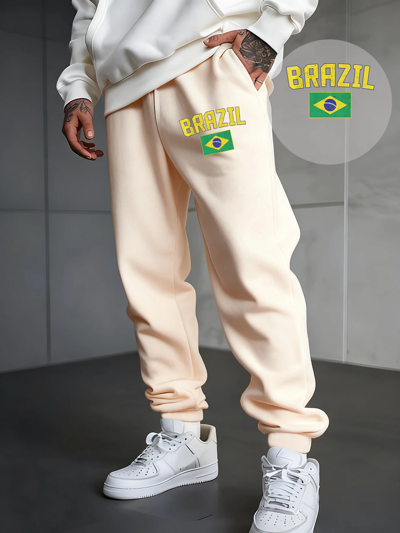 Brazil Letter And Flag Printing Men Trousers Pocket Jogging Pant Casual Autumn Sportswear Drawstring Fleece Man Sweatpants
Brazil Letter And Flag Printing Men Trousers Pocket Jogging Pant Casual Autumn Sportswear Drawstring Fleece Man Sweatpants