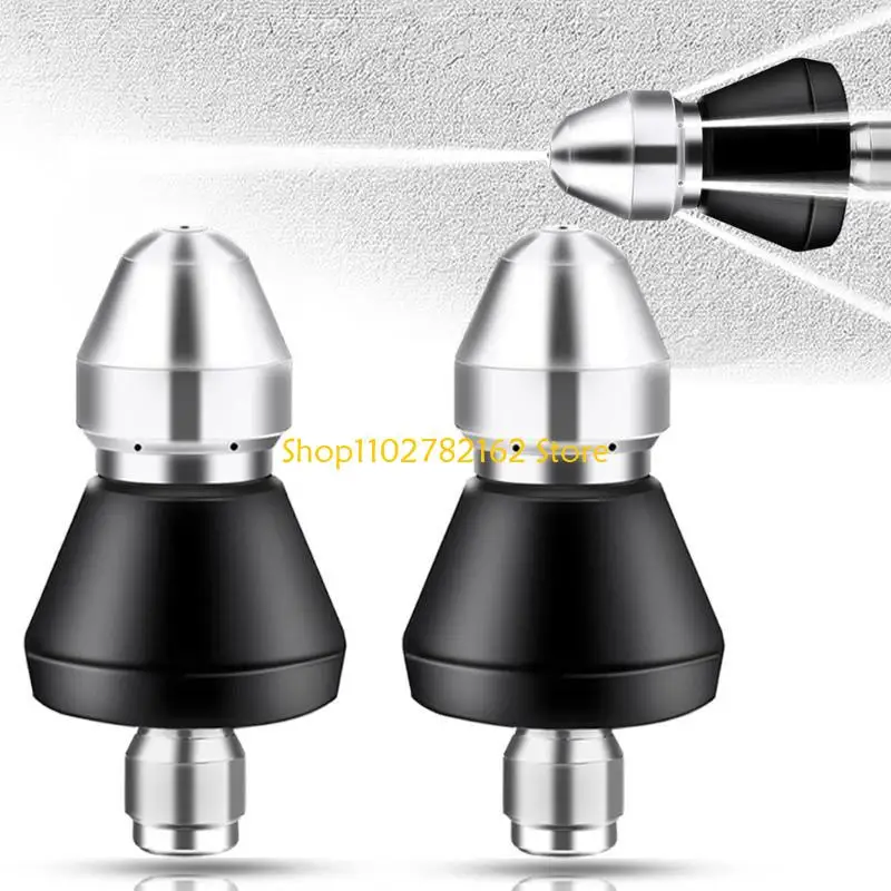 547B Sewer Cleaning Tool Pressure Washer Adapter Accessory 1/4Inch Quick Connector High Pressure Nozzle Sewer Jetter Nozzle
547B Sewer Cleaning Tool Pressure Washer Adapter Accessory 1/4Inch Quick Connector High Pressure Nozzle Sewer Jetter Nozzle