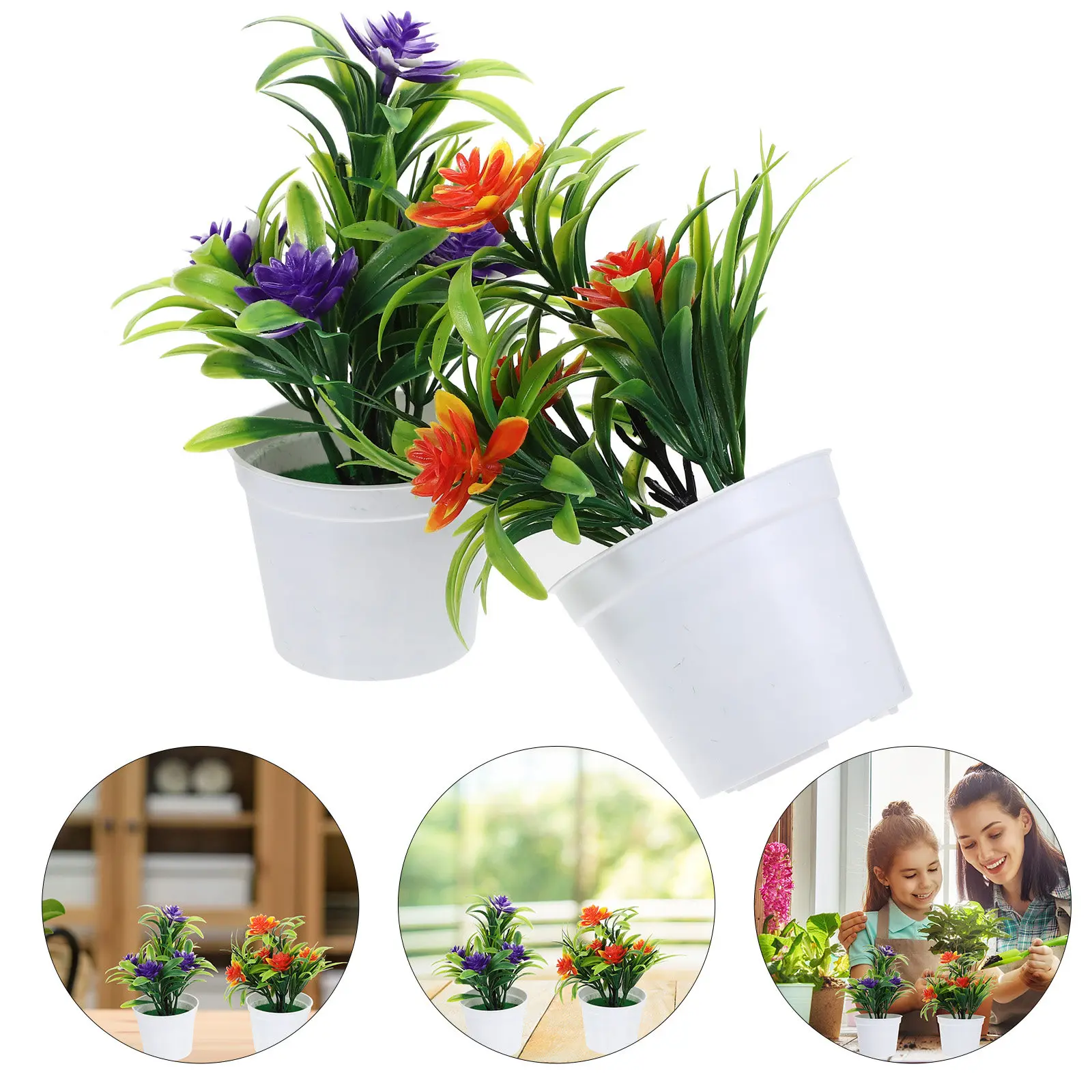 4Pcs Artificial Potted Small Bonsai Plants Creative Plastic Fake Plant Decorations for Table Office Home Decor Accessories
4Pcs Artificial Potted Small Bonsai Plants Creative Plastic Fake Plant Decorations for Table Office Home Decor Accessories