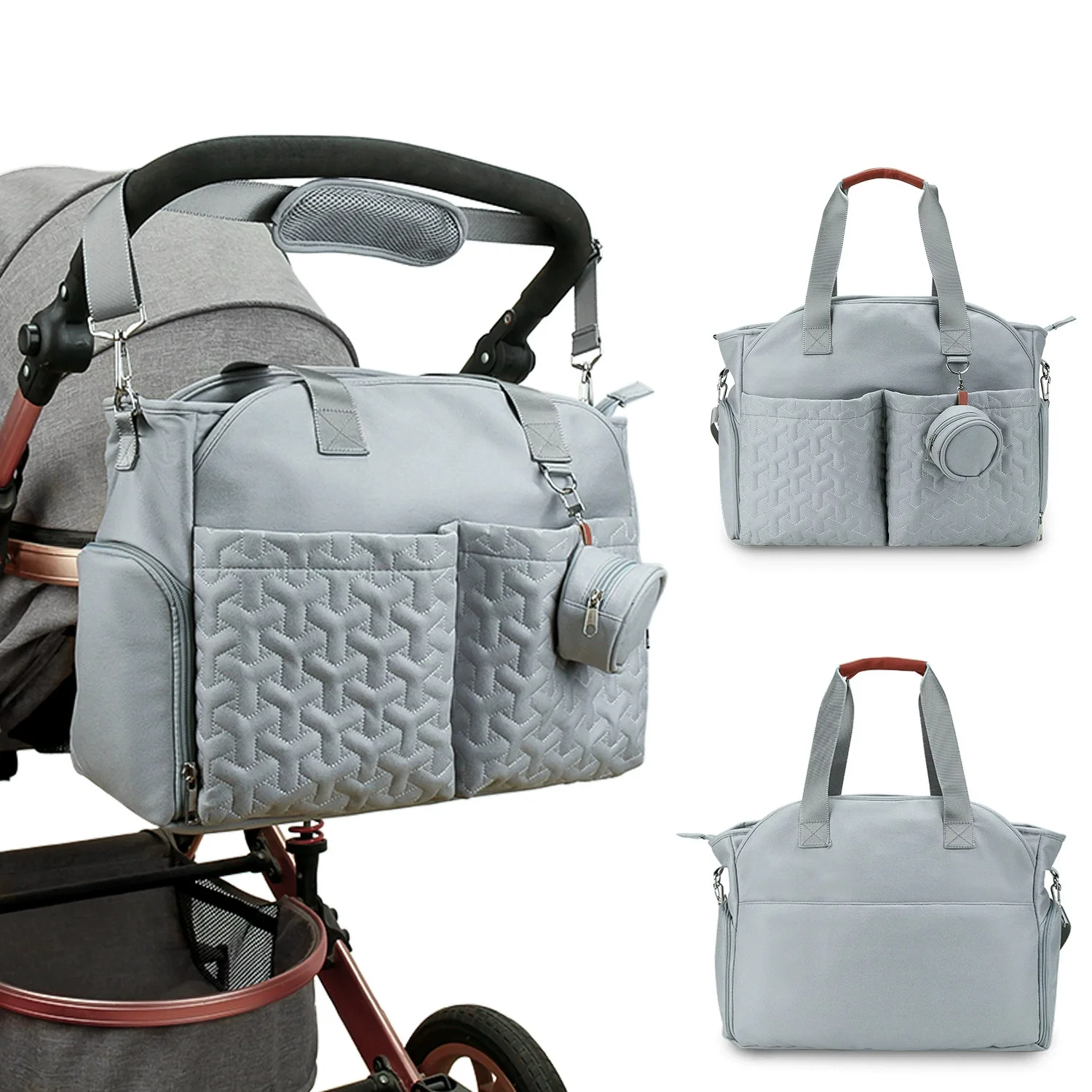 Travel Mommy Bags Large Capacity Ladies' Single-shoulder Bag Suction Pump Package Hand-carry Pacifier Pack Multi-functional
Travel Mommy Bags Large Capacity Ladies' Single-shoulder Bag Suction Pump Package Hand-carry Pacifier Pack Multi-functional