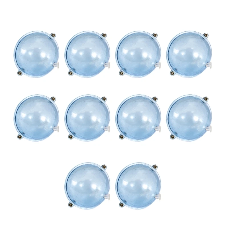 652F 10Pcs Fishing Float Clear Round Balls Hollow Bubble Surfaces Floats Water Ball Bubble Floats Tackle Easy to Use
652F 10Pcs Fishing Float Clear Round Balls Hollow Bubble Surfaces Floats Water Ball Bubble Floats Tackle Easy to Use