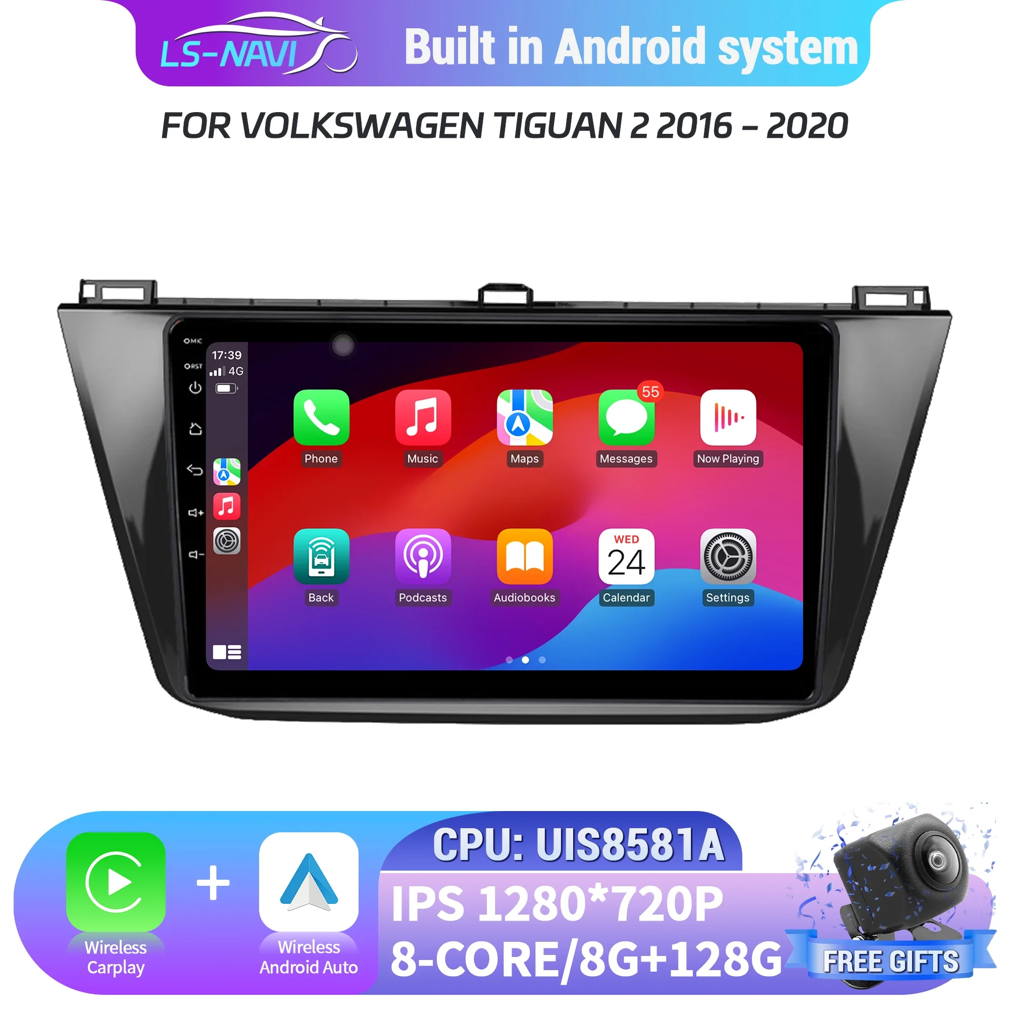 For Volkswagen Tiguan 2 2016-2020 Android 14 Car Radio 4G GPS Multimedia Navigation Wireless Bluetooth Carplay Head Unit Screen
For Volkswagen Tiguan 2 2016-2020 Android 14 Car Radio 4G GPS Multimedia Navigation Wireless Bluetooth Carplay Head Unit Screen