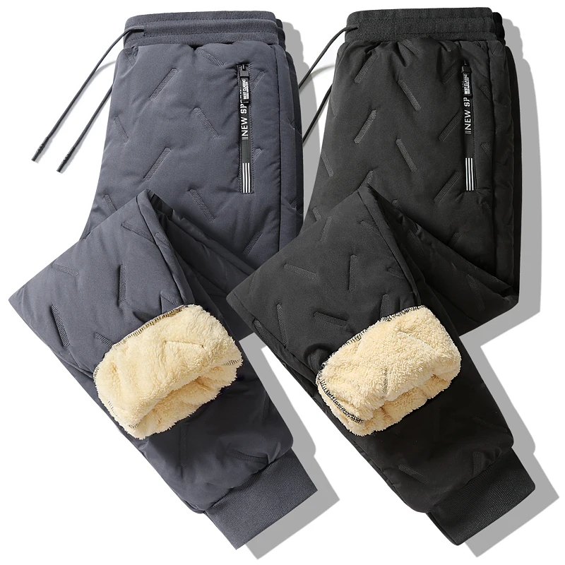 Men's Winter pants Casual Thick Wool Warm Sports Pants Men Jogger Big size Loose Waterproof Windproof Cotton Pants Snow Clothes
Men's Winter pants Casual Thick Wool Warm Sports Pants Men Jogger Big size Loose Waterproof Windproof Cotton Pants Snow Clothes