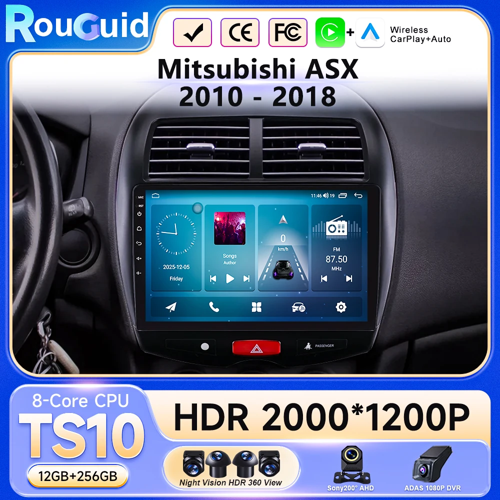 Android 16 For Mitsubishi ASX 1 2010-2019 2K QLED Stereo Car Radio Multimedia Video Player GPS AI Voice CarPlay Head Unit 4G DSP
Android 16 For Mitsubishi ASX 1 2010-2019 2K QLED Stereo Car Radio Multimedia Video Player GPS AI Voice CarPlay Head Unit 4G DSP