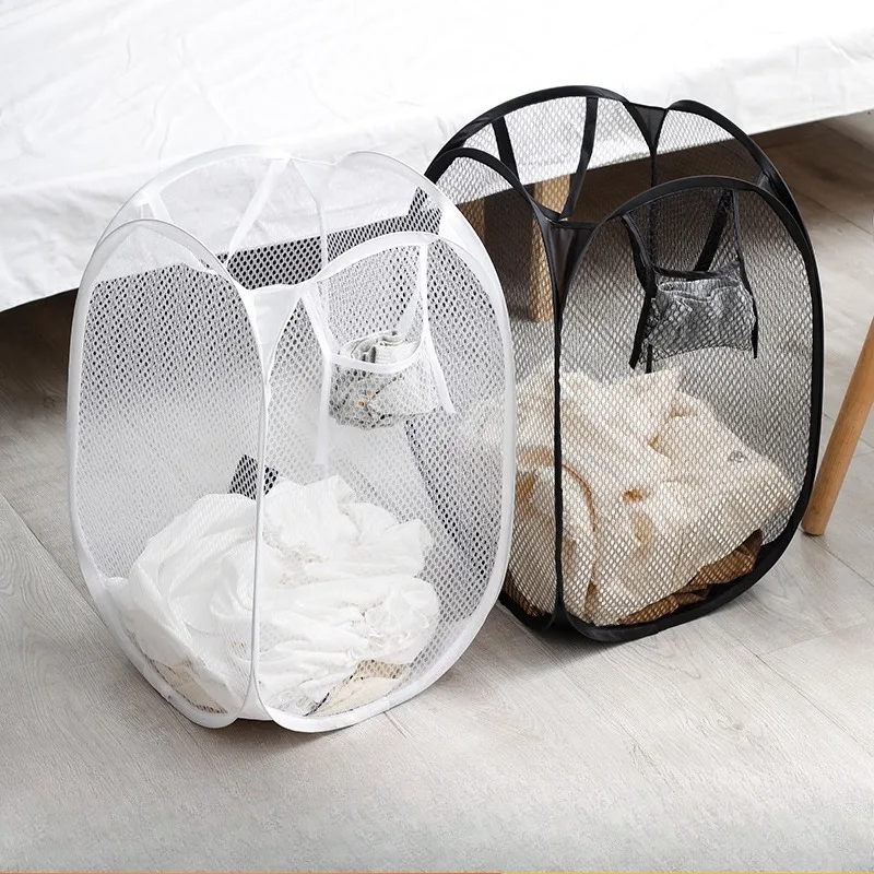 Hot Mesh Dirty Clothes Basket Skeleton Ventilated Foldable Easy Storage Portable Large Capacity Clothes Laundry Basket
Hot Mesh Dirty Clothes Basket Skeleton Ventilated Foldable Easy Storage Portable Large Capacity Clothes Laundry Basket