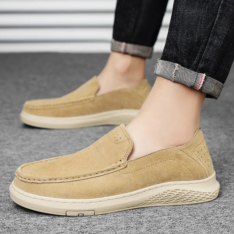 Autumn Men's Loafers Designer Leather Casual Shoes Handmade Men Driving Shoe Motorcycle Boots Cowboy Shoes boat shoe Promotion
Autumn Men's Loafers Designer Leather Casual Shoes Handmade Men Driving Shoe Motorcycle Boots Cowboy Shoes boat shoe Promotion