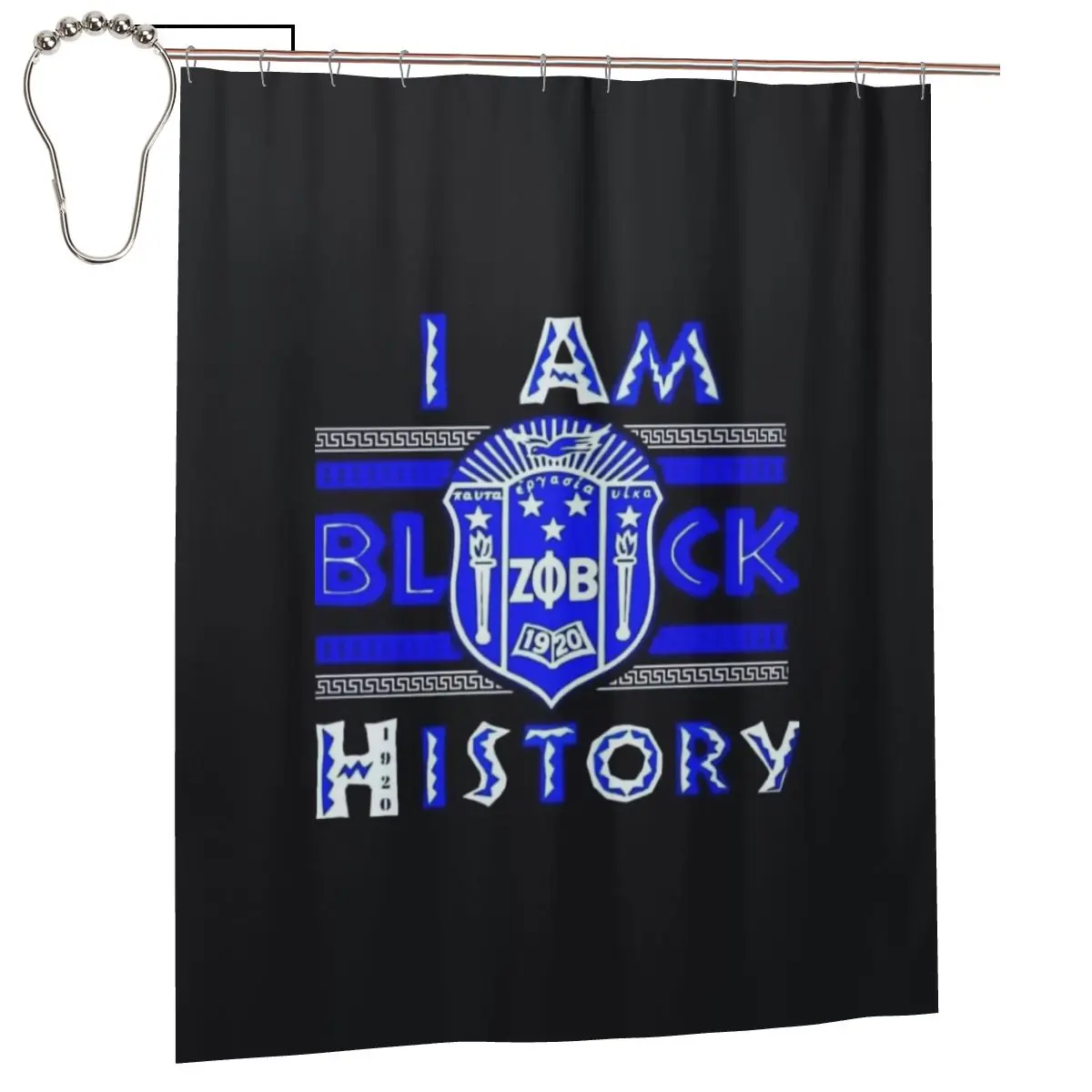 Занавеска для душа с греческими буквами Zeta Phi Beta ZOB, полиэстеровая, водонепроницаемая, для ванной комнаты, с крючками
Занавеска для душа с греческими буквами Zeta Phi Beta ZOB, полиэстеровая, водонепроницаемая, для ванной комнаты, с крючками