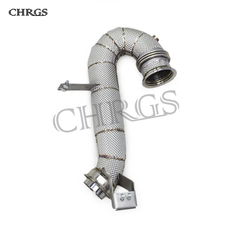 Factory Performance Exhaust Downpipe For Mercedes-Benz GT50/GT53 AMG 3.0T 2019-2023 Stainless Steel Catless downpipe
Factory Performance Exhaust Downpipe For Mercedes-Benz GT50/GT53 AMG 3.0T 2019-2023 Stainless Steel Catless downpipe