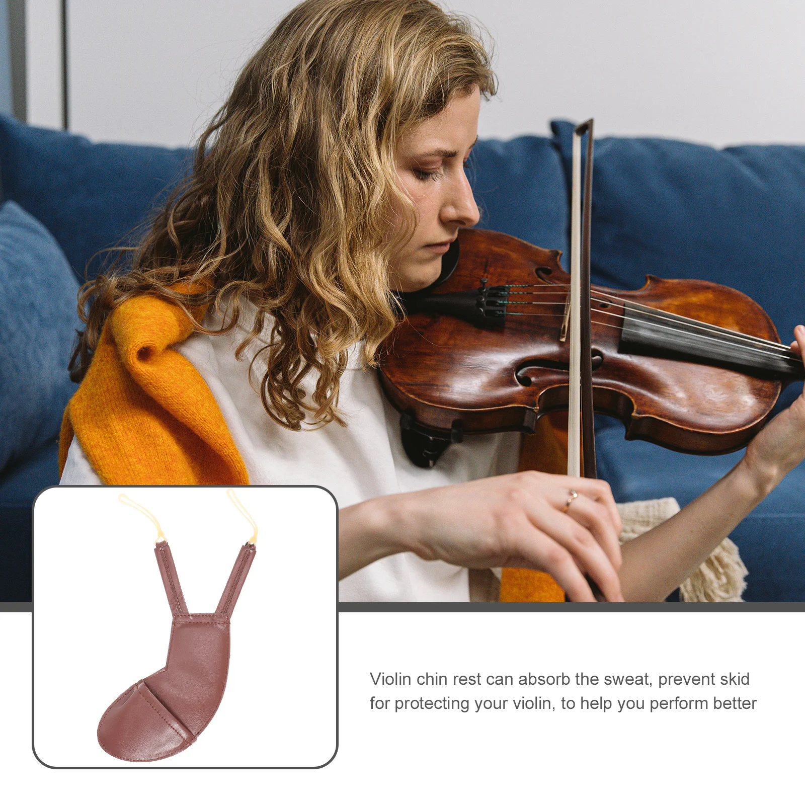 Sheepskin Shoulder Pad Violin Playing Chin Support Rack Cushion Accessories Stand Rest Bracket Accessory
Sheepskin Shoulder Pad Violin Playing Chin Support Rack Cushion Accessories Stand Rest Bracket Accessory