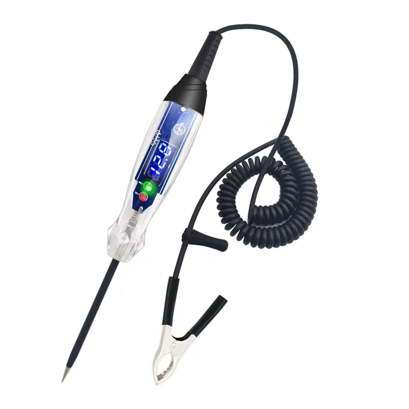 Car Test Light 4-60V DC Digital LED Circuit Tester, Lamp Tester with Voltmeter, Automatic Voltage Tester
Car Test Light 4-60V DC Digital LED Circuit Tester, Lamp Tester with Voltmeter, Automatic Voltage Tester