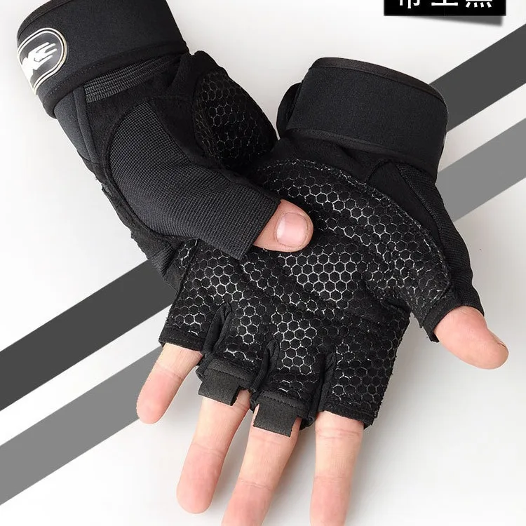 Gym Fitness Heavyweight Training Gloves Men Women Body Building Half Finger Non-Slip Gloves Wrist Support Weightlifting Sports
Gym Fitness Heavyweight Training Gloves Men Women Body Building Half Finger Non-Slip Gloves Wrist Support Weightlifting Sports