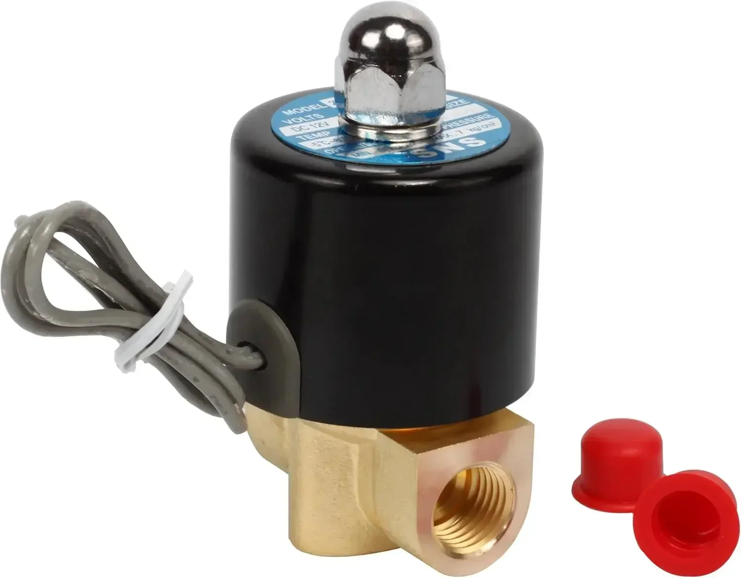 SNS 1/4"NPT DC12V Латунный электрический электромагнитный клапан нормально закрытый для воды, воздуха, дизеля 2W025-N08/DC12V
SNS 1/4"NPT DC12V Латунный электрический электромагнитный клапан нормально закрытый для воды, воздуха, дизеля 2W025-N08/DC12V