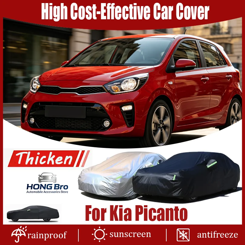 For Kia Picanto Full Car Cover Outdoor Protection, Snow Cover, Sunshade, Waterproof, Dustproof, Exterior Car Cover Protection
For Kia Picanto Full Car Cover Outdoor Protection, Snow Cover, Sunshade, Waterproof, Dustproof, Exterior Car Cover Protection
