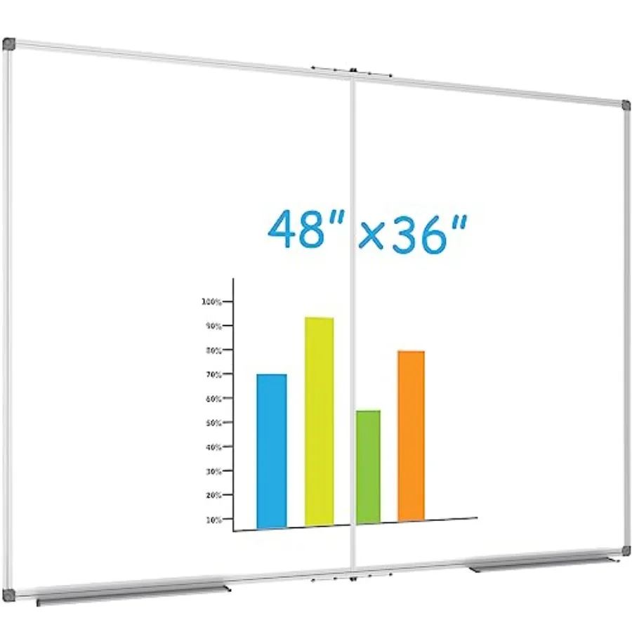 Magnetic Foldable White Board Dry Erase Whiteboard Aluminum Frame with 2 Detachable Marker Tray Wall Mounted Board for Office H
Magnetic Foldable White Board Dry Erase Whiteboard Aluminum Frame with 2 Detachable Marker Tray Wall Mounted Board for Office H