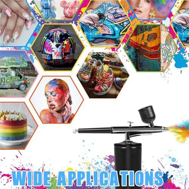 【Popular】Airbrush Kit With Air Compressor&Gloves-27PSI High Pressure Airbrushwith Hose Wireless Airbrush For Model Painting Blac
【Popular】Airbrush Kit With Air Compressor&Gloves-27PSI High Pressure Airbrushwith Hose Wireless Airbrush For Model Painting Blac