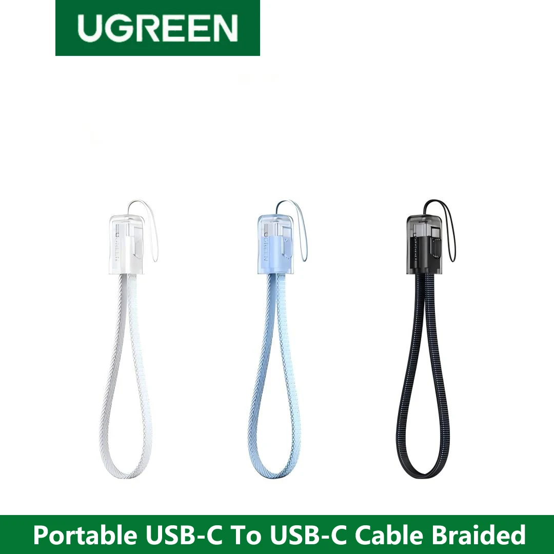UGREEN Portable Lanyard USB Type C To Type C Cable PD Fast Charging Data For Apple iPad iPhone 17 16 mobile phone Tablet Android
UGREEN Portable Lanyard USB Type C To Type C Cable PD Fast Charging Data For Apple iPad iPhone 17 16 mobile phone Tablet Android