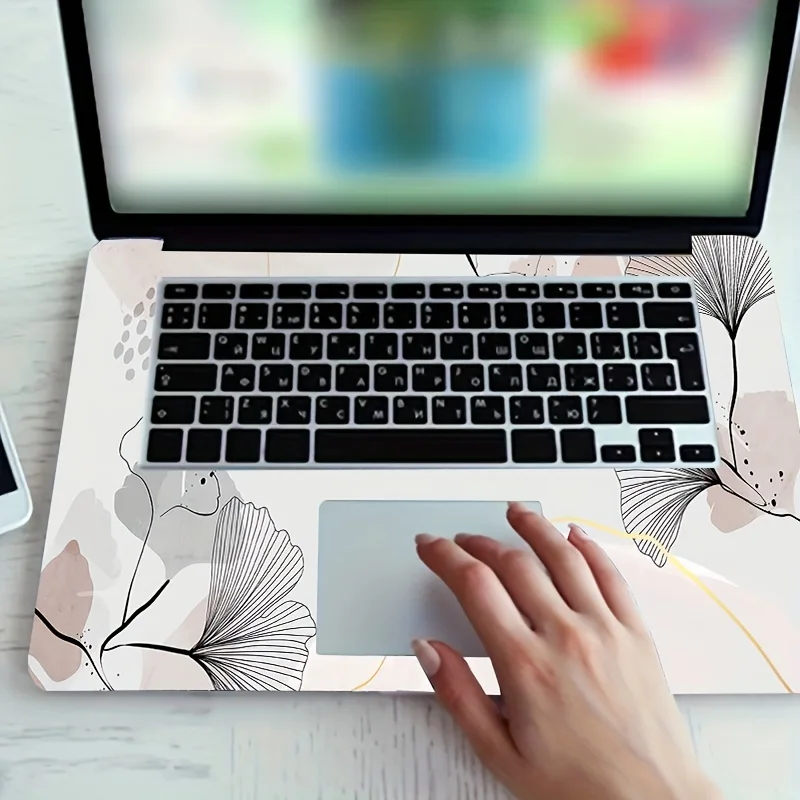 Набор из 3 наклеек для ноутбука, не бойтесь наклеить их неправильно, виниловая наклейка на кожаную поверхность ноутбука, полуматовый дизайн с растительным узором.
Набор из 3 наклеек для ноутбука, не бойтесь наклеить их неправильно, виниловая наклейка на кожаную поверхность ноутбука, полуматовый дизайн с растительным узором.