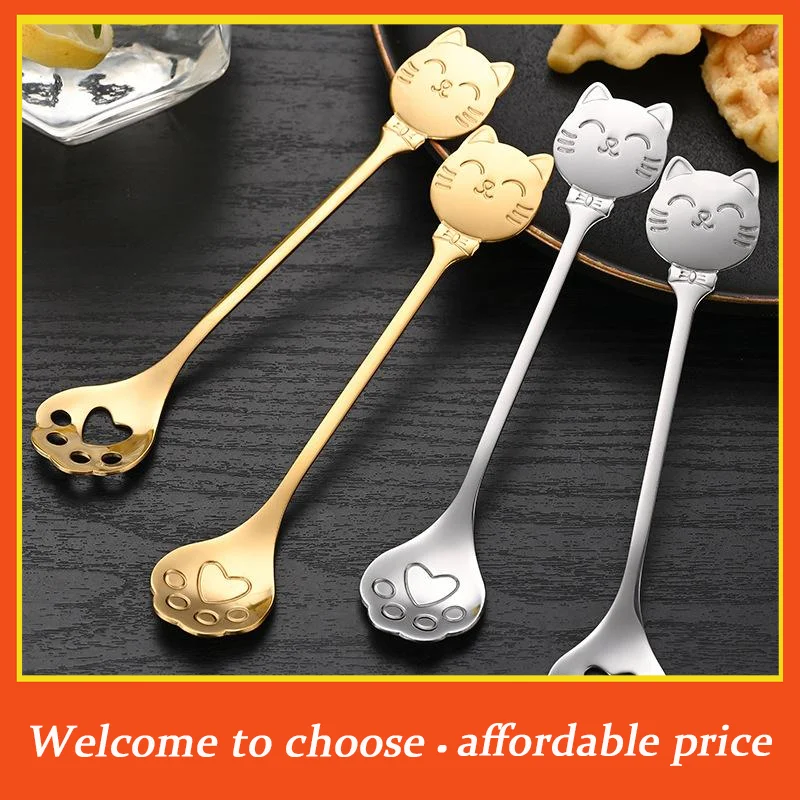 。1pc Stainless Steel Coffee Spoon Lovely Cat Shape Teaspoon Ice Cream Mini Spoons Tableware Kitchen Tools Dessert Snack Scoop
。1pc Stainless Steel Coffee Spoon Lovely Cat Shape Teaspoon Ice Cream Mini Spoons Tableware Kitchen Tools Dessert Snack Scoop