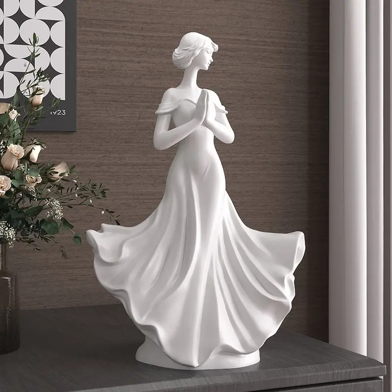 Character Art Ornaments Muse Goddess High-end Sculpture Modern Cream Style Living Room Wine Cabinet Home Accessories
Character Art Ornaments Muse Goddess High-end Sculpture Modern Cream Style Living Room Wine Cabinet Home Accessories