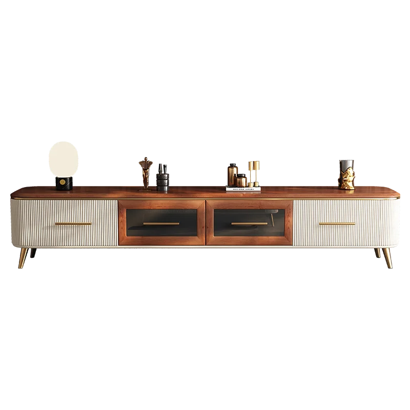 Light luxury all solid wood floor cabinet coffee table combination small apartment household
Light luxury all solid wood floor cabinet coffee table combination small apartment household
