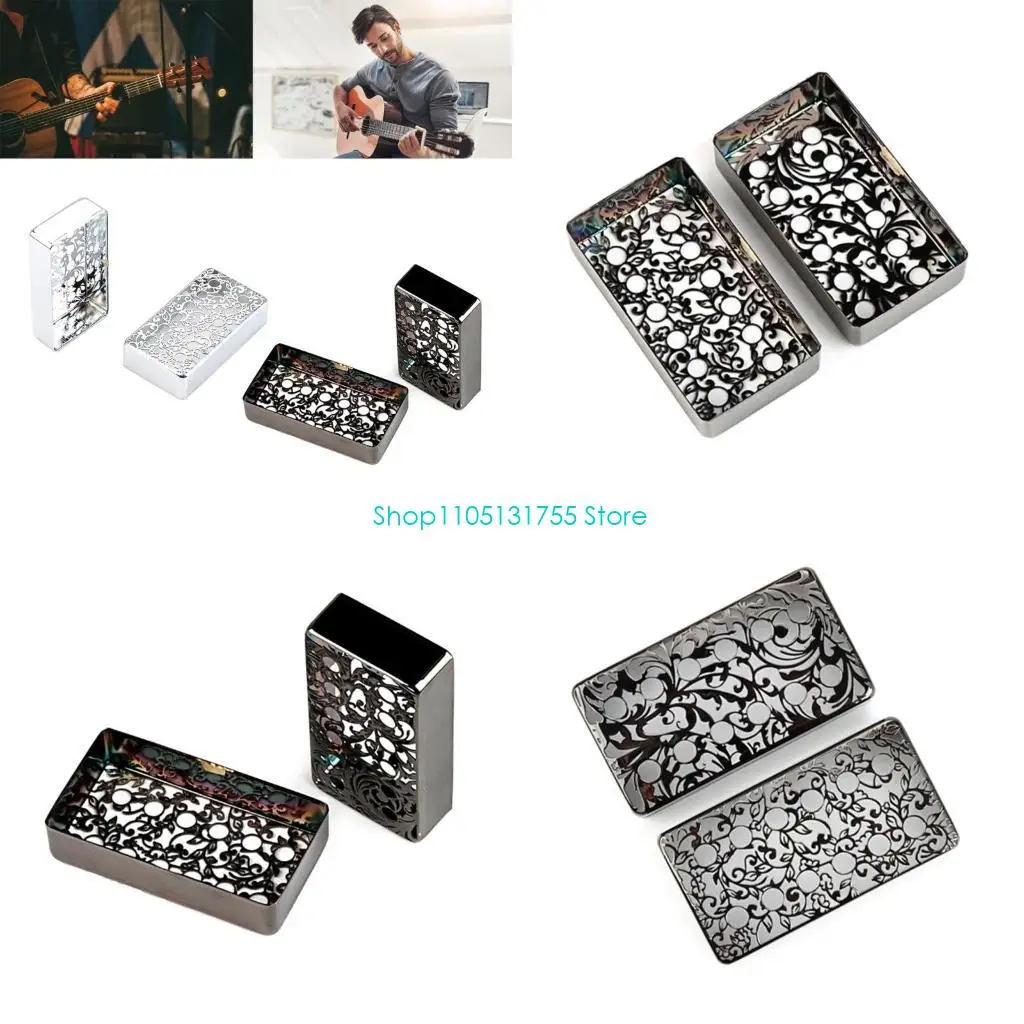 K0EF 2 Pcs Guitar Pickup Cover Flower Pattern Brass Pickup Cover Guitar Accessories
K0EF 2 Pcs Guitar Pickup Cover Flower Pattern Brass Pickup Cover Guitar Accessories
