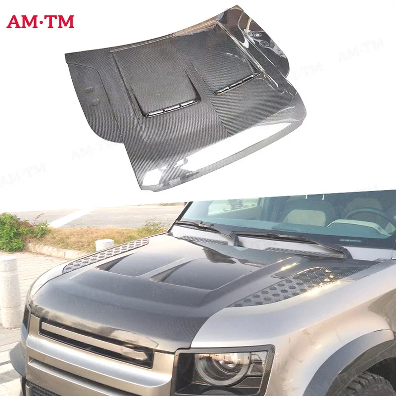 SVR style Carbon fiber hood bonnet for Defender 2020+ Car Front Bumper Engine Cover Hood Bonnet Vent Parts Body kit
SVR style Carbon fiber hood bonnet for Defender 2020+ Car Front Bumper Engine Cover Hood Bonnet Vent Parts Body kit