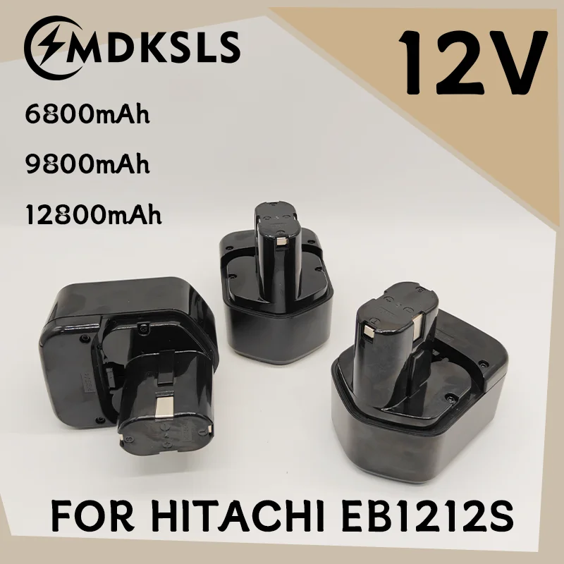 For Hitachi EB1212S 12V 6800-12800mAh Rechargeable Battery 12V EB1220BL EB1214S WR12DMR CD4D DH15DV C5D Cordless Drill Batteri
For Hitachi EB1212S 12V 6800-12800mAh Rechargeable Battery 12V EB1220BL EB1214S WR12DMR CD4D DH15DV C5D Cordless Drill Batteri