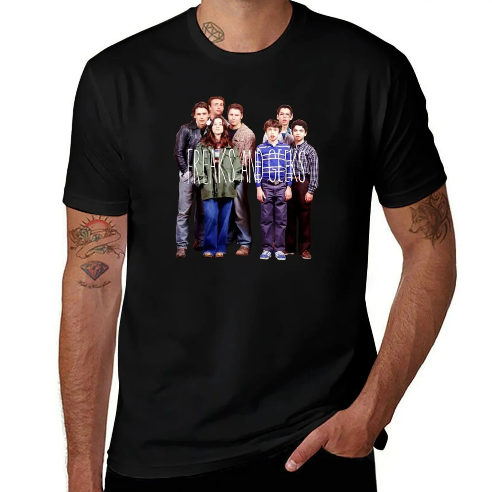 Freaks and Geeks T-Shirt cotton man t-shirts fashion shirts tees Men's cotton t-shirt
Freaks and Geeks T-Shirt cotton man t-shirts fashion shirts tees Men's cotton t-shirt